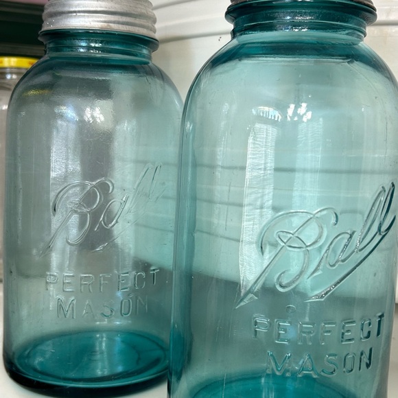 Vintage half gallon ball perfect mason jars number 6, 5 with PRESTO ids - Picture 2 of 10